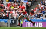 20 July 2019; Luke Connolly of Cork celebrates after scoring his side's first goal during the GAA Football All-Ireland Senior Championship Quarter-Final Group 2 Phase 2 match between Cork and Tyrone at Croke Park in Dublin. Photo by David Fitzgerald/Sportsfile