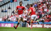 20 July 2019; Luke Connolly of Cork, left, celebrates after scoring his side's first goal with team-mate Ian Magure during the GAA Football All-Ireland Senior Championship Quarter-Final Group 2 Phase 2 match between Cork and Tyrone at Croke Park in Dublin. Photo by David Fitzgerald/Sportsfile