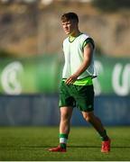 20 July 2019; Matt Everitt during a Republic of Ireland training session ahead of their final group game of the 2019 UEFA European U19 Championships at the FFA Technical Centre in Yerevan, Armenia. Photo by Stephen McCarthy/Sportsfile