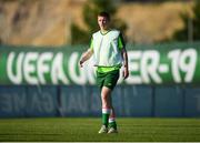 20 July 2019; Kameron Ledwidge during a Republic of Ireland training session ahead of their final group game of the 2019 UEFA European U19 Championships at the FFA Technical Centre in Yerevan, Armenia. Photo by Stephen McCarthy/Sportsfile