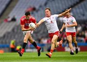 20 July 2019; Luke Connolly of Cork in action against Kieran McGeary of Tyrone during the GAA Football All-Ireland Senior Championship Quarter-Final Group 2 Phase 2 match between Cork and Tyrone at Croke Park in Dublin. Photo by Ray McManus/Sportsfile