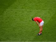 20 July 2019; Thomas Clancy of Cork following his side's defeat during the GAA Football All-Ireland Senior Championship Quarter-Final Group 2 Phase 2 match between Cork and Tyrone at Croke Park in Dublin. Photo by Seb Daly/Sportsfile