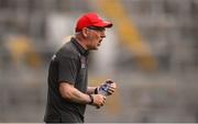 20 July 2019; Tyrone manager Mickey Harte during the GAA Football All-Ireland Senior Championship Quarter-Final Group 2 Phase 2 match between Cork and Tyrone at Croke Park in Dublin. Photo by David Fitzgerald/Sportsfile