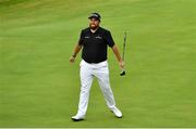 20 July 2019; Shane Lowry of Ireland reacts to a putt on the 18th during Day Three of the 148th Open Championship at Royal Portrush in Portrush, Co Antrim. Photo by Brendan Moran/Sportsfile