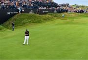 20 July 2019; Shane Lowry of Ireland reacts to a missed birdie putt on the 18th green during Day Three of the 148th Open Championship at Royal Portrush in Portrush, Co Antrim. Photo by Brendan Moran/Sportsfile