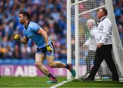 20 July 2019; Michael Darragh MacAuley of Dublin after scoring his side's second goal during the GAA Football All-Ireland Senior Championship Quarter-Final Group 2 Phase 2 match between Dublin and Roscommon at Croke Park in Dublin. Photo by David Fitzgerald/Sportsfile