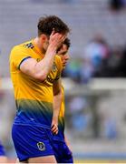 20 July 2019; Andrew Glennon of Roscommon following his side's defeat during the GAA Football All-Ireland Senior Championship Quarter-Final Group 2 Phase 2 match between Dublin and Roscommon at Croke Park in Dublin. Photo by Seb Daly/Sportsfile