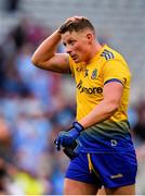 20 July 2019; Conor Cox of Roscommon following his side's defeat during the GAA Football All-Ireland Senior Championship Quarter-Final Group 2 Phase 2 match between Dublin and Roscommon at Croke Park in Dublin. Photo by Seb Daly/Sportsfile
