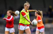 20 July 2019; Saoirse Noonan of Cork in the warm-up before the TG4 All-Ireland Ladies Football Senior Championship Group 2 Round 2 match between Cork and Cavan at TEG Cusack Park in Mullingar, Co. Westmeath. Photo by Piaras Ó Mídheach/Sportsfile