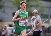 20 July 2019; Shay McEvoy competing in the Men's 3000m Final during Day Three of the European Athletics U20 Championships in Borås, Sweden. Photo by Giancarlo Colombo/Sportsfile