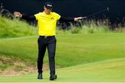 20 July 2019; Matt Wallace of England celebrates a birdie on the 13th green during Day Three of the 148th Open Championship at Royal Portrush in Portrush, Co Antrim. Photo by John Dickson/Sportsfile