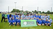 21 July 2019; Former Republic of Ireland International Richard Dunne, centre, with players from various clubs in Meath during the 2019 Football Association of Ireland Festival of Football at the MDL Grounds in Navan, Co. Meath. Photo by David Fitzgerald/Sportsfile