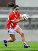 20 July 2019; Eimear Scally of Cork during the TG4 All-Ireland Ladies Football Senior Championship Group 2 Round 2 match between Cork and Cavan at TEG Cusack Park in Mullingar, Co. Westmeath. Photo by Piaras Ó Mídheach/Sportsfile