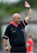 20 July 2019; Referee Gus Chapman during the TG4 All-Ireland Ladies Football Senior Championship Group 2 Round 2 match between Cork and Cavan at TEG Cusack Park in Mullingar, Co. Westmeath. Photo by Piaras Ó Mídheach/Sportsfile