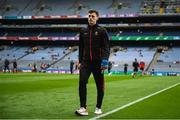 21 July 2019; Diarmuid O'Connor of Mayo prior to the GAA Football All-Ireland Senior Championship Quarter-Final Group 1 Phase 2 match between Mayo and Meath at Croke Park in Dublin. Photo by David Fitzgerald/Sportsfile