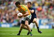 21 July 2019; Shane McEntee of Meath in action against Chris Barrett of Mayo during the GAA Football All-Ireland Senior Championship Quarter-Final Group 1 Phase 2 match between Mayo and Meath at Croke Park in Dublin. Photo by David Fitzgerald/Sportsfile