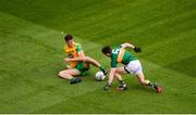 21 July 2019; Michael Langan of Donegal in action against Paul Murphy of Kerry during the GAA Football All-Ireland Senior Championship Quarter-Final Group 1 Phase 2 match between Kerry and Donegal at Croke Park in Dublin. Photo by Daire Brennan/Sportsfile