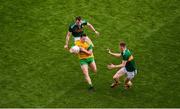 21 July 2019; Jamie Brennan of Donegal in action against Jason Foley of Kerry during the GAA Football All-Ireland Senior Championship Quarter-Final Group 1 Phase 2 match between Kerry and Donegal at Croke Park in Dublin. Photo by Daire Brennan/Sportsfile