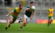 21 July 2019; Seán O'Shea of Kerry in action against Eamonn Doherty of Donegal during the GAA Football All-Ireland Senior Championship Quarter-Final Group 1 Phase 2 match between Kerry and Donegal at Croke Park in Dublin. Photo by David Fitzgerald/Sportsfile