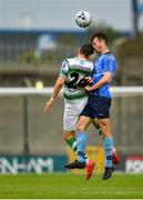 21 July 2019; Harry McEvoy of UCD in action against Graham Cummins of Shamrock Rovers during the SSE Airtricity League Premier Division match between Shamrock Rovers and UCD at Tallaght Stadium in Dublin. Photo by Seb Daly/Sportsfile