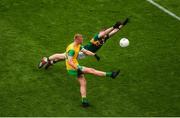 21 July 2019; Oisín Gallen of Donegal in action against Jason Foley of Kerry during the GAA Football All-Ireland Senior Championship Quarter-Final Group 1 Phase 2 match between Kerry and Donegal at Croke Park in Dublin. Photo by Daire Brennan/Sportsfile