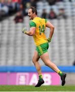 21 July 2019; Michael Murphy of Donegal celebrates after scoring his side's first goal during the GAA Football All-Ireland Senior Championship Quarter-Final Group 1 Phase 2 match between Kerry and Donegal at Croke Park in Dublin. Photo by David Fitzgerald/Sportsfile