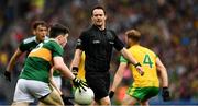 21 July 2019; Referee Paddy Neilan during the GAA Football All-Ireland Senior Championship Quarter-Final Group 1 Phase 2 match between Kerry and Donegal at Croke Park in Dublin. Photo by Ray McManus/Sportsfile