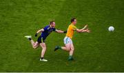 21 July 2019; Bryan McMahon of Meath in action against Colm Boyle of Mayo during the GAA Football All-Ireland Senior Championship Quarter-Final Group 1 Phase 2 match between Mayo and Meath at Croke Park in Dublin. Photo by Daire Brennan/Sportsfile