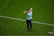 21 July 2019; Meath manager Andy McEntee reacts near the end of the GAA Football All-Ireland Senior Championship Quarter-Final Group 1 Phase 2 match between Mayo and Meath at Croke Park in Dublin. Photo by Daire Brennan/Sportsfile