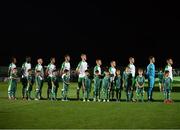 21 July 2019; The Republic of Ireland team prior to the 2019 UEFA U19 European Championship Finals group B match between Republic of Ireland and Czech Republic at the FFA Academy Stadium in Yerevan, Armenia. Photo by Stephen McCarthy/Sportsfile