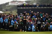 21 July 2019; Shane Lowry of Ireland makes his way to the 18th green during Day Four of the 148th Open Championship at Royal Portrush in Portrush, Co Antrim. Photo by Ramsey Cardy/Sportsfile