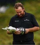 21 July 2019; Shane Lowry of Ireland with The Claret Jug after winning The Open Championship on Day Four of the 148th Open Championship at Royal Portrush in Portrush, Co Antrim. Photo by Ramsey Cardy/Sportsfile