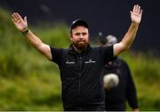 21 July 2019; Shane Lowry of Ireland celebrates after making a putt on the 18th green to win The Open Championship on Day Four of the 148th Open Championship at Royal Portrush in Portrush, Co Antrim. Photo by Ramsey Cardy/Sportsfile