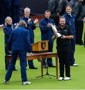 21 July 2019; Shane Lowry of Ireland with the Claret Jug after winning The Open Championship on Day Four of the 148th Open Championship at Royal Portrush in Portrush, Co Antrim. Photo by John Dickson/Sportsfile