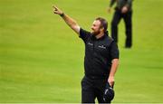 21 July 2019; Shane Lowry of Ireland celebrates as he walks onto the 18th green on the way to winning The Open Championship on Day Four of the 148th Open Championship at Royal Portrush in Portrush, Co Antrim. Photo by Brendan Moran/Sportsfile Photo by Brendan Moran/Sportsfile