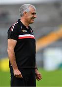 20 July 2019; Tyrone manager Gerard Moane before the TG4 All-Ireland Ladies Football Senior Championship Group 4 Round 2 match between Donegal and Tyrone at TEG Cusack Park in Mullingar, Co. Westmeath. Photo by Piaras Ó Mídheach/Sportsfile