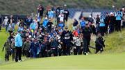 21 July 2019; Shane Lowry of Ireland on the 18th green during Day Four of the 148th Open Championship at Royal Portrush in Portrush, Co Antrim. Photo by John Dickson/Sportsfile