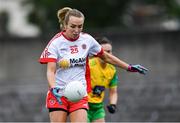 20 July 2019; Maeve Mallon of Tyrone during the TG4 All-Ireland Ladies Football Senior Championship Group 4 Round 2 match between Donegal and Tyrone at TEG Cusack Park in Mullingar, Co. Westmeath. Photo by Piaras Ó Mídheach/Sportsfile