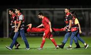 21 July 2019; Vasil Kušej checks on his Czech Republic team-mate Michal Fukala as he is stretched from the pitch after picking up an injury during the 2019 UEFA U19 European Championship Finals group B match between Republic of Ireland and Czech Republic at the FFA Academy Stadium in Yerevan, Armenia. Photo by Stephen McCarthy/Sportsfile