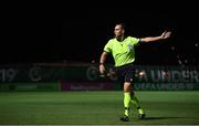 21 July 2019; Referee Anastasios Papapetrou during the 2019 UEFA U19 European Championship Finals group B match between Republic of Ireland and Czech Republic at the FFA Academy Stadium in Yerevan, Armenia. Photo by Stephen McCarthy/Sportsfile