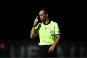 21 July 2019; Referee Anastasios Papapetrou during the 2019 UEFA U19 European Championship Finals group B match between Republic of Ireland and Czech Republic at the FFA Academy Stadium in Yerevan, Armenia. Photo by Stephen McCarthy/Sportsfile