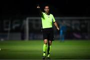 21 July 2019; Referee Anastasios Papapetrou during the 2019 UEFA U19 European Championship Finals group B match between Republic of Ireland and Czech Republic at the FFA Academy Stadium in Yerevan, Armenia. Photo by Stephen McCarthy/Sportsfile