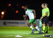 21 July 2019; Festy Ebosele of Republic of Ireland comes onto the pitch during the 2019 UEFA U19 European Championship Finals group B match between Republic of Ireland and Czech Republic at the FFA Academy Stadium in Yerevan, Armenia. Photo by Stephen McCarthy/Sportsfile