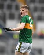 21 July 2019; Jason Foley of Kerry during the GAA Football All-Ireland Senior Championship Quarter-Final Group 1 Phase 2 match between Kerry and Donegal at Croke Park in Dublin. Photo by David Fitzgerald/Sportsfile