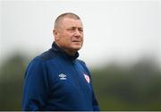 21 July 2019; Shelbourne manager Dave Bell during the SÓ Hotels Women's National League Cup Final match between Wexford Youths Women and Shelbourne at Ferrycarrig Park in Wexford. Photo by Harry Murphy/Sportsfile
