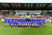 14 July 2019; The Monaghan squad before the Electric Ireland Ulster GAA Football Minor Championship Final match between Monaghan and Tyrone at Athletic Grounds in Armagh. Photo by Piaras Ó Mídheach/Sportsfile