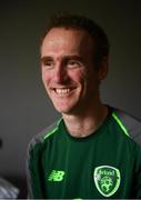 22 July 2019; Republic of Ireland team doctor Andrew Delany poses for a portrait at their team hotel during the 2019 UEFA European U19 Championships in Yerevan, Armenia. Photo by Stephen McCarthy/Sportsfile