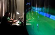 22 July 2019; Republic of Ireland performance analyst Martin Doyle prepares for their next game at the team hotel during the 2019 UEFA European U19 Championships in Yerevan, Armenia. Photo by Stephen McCarthy/Sportsfile