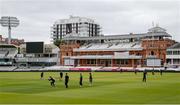 22 July 2019; Ireland players on the outfield practicing during an Ireland Cricket training session at Lords Cricket Ground in London, England. Photo by Matt Impey/Sportsfile