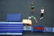 22 July 2019; Caoimhe Donohoe of Ireland on the vault during podium practice at the National Gymnastics Arena during Day One of the 2019 Summer European Youth Olympic Festival in Baku, Azerbaijan. Photo by Eóin Noonan/Sportsfile